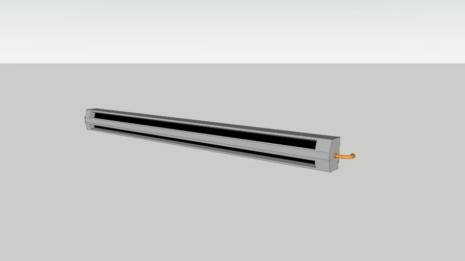 6' hot water baseboard heater