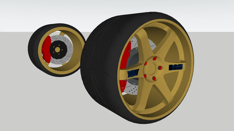Volk Rays Wheels | 3D Warehouse