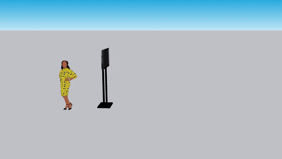PEDESTAL TV