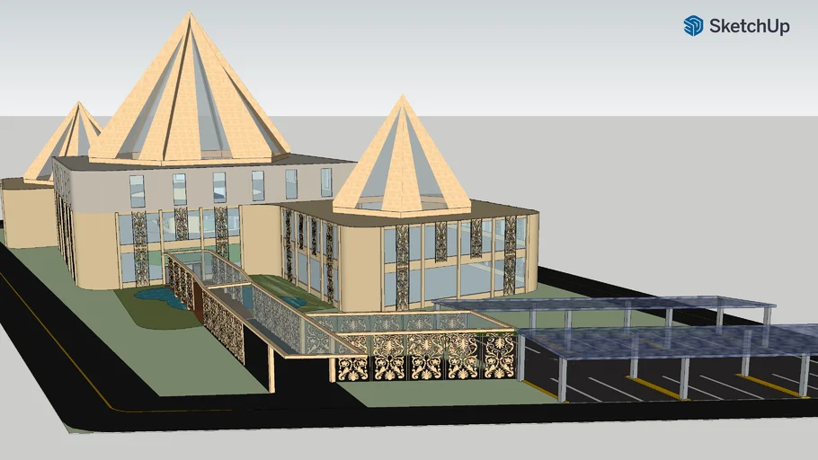 Medieval Style Community Mall