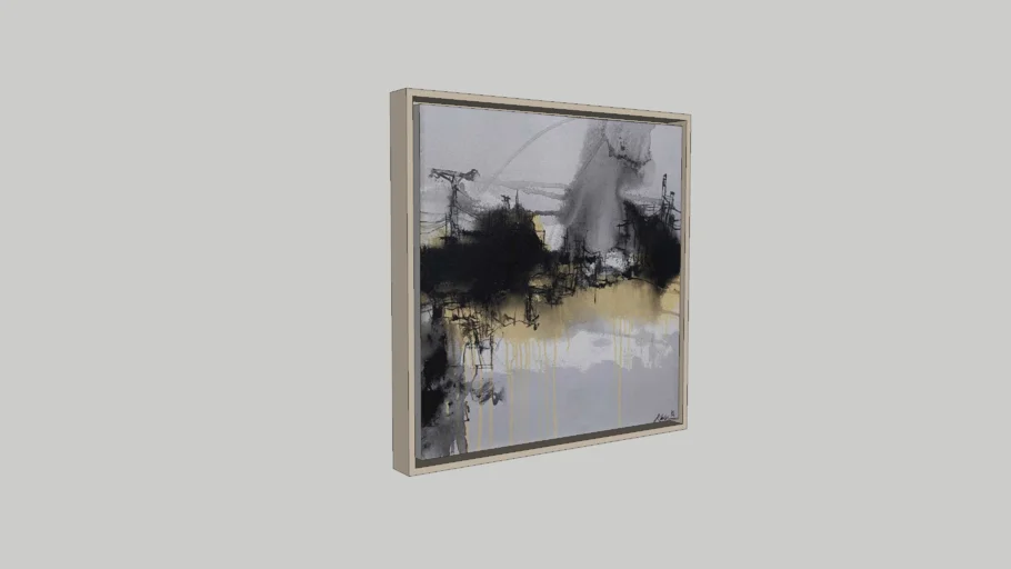 "mindscape decoding" by khoiv , art painting, lukisan, lukis, seni rupa, expressionism, abstract