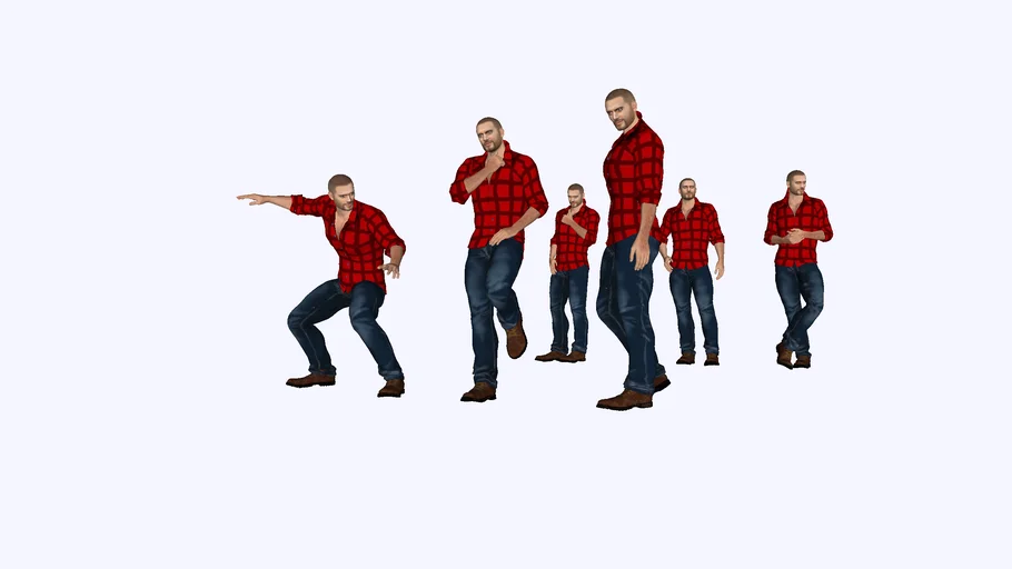 Man Standing 3d