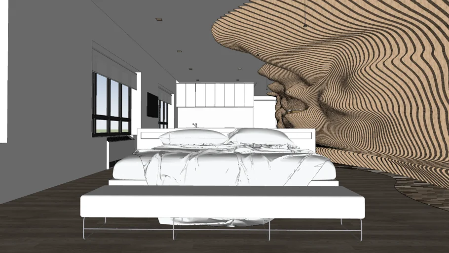 Interior room parametric wall