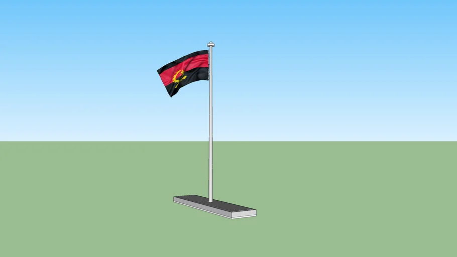 BANDEIRA DA REPUBLICA DE ANGOLA