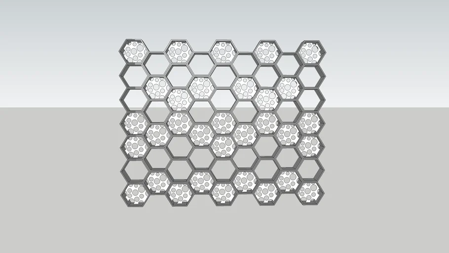 honey comb perforated wall