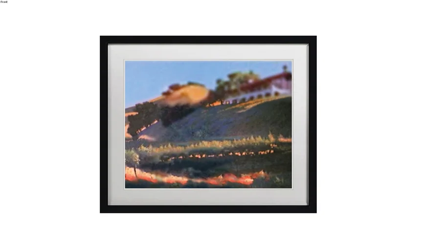 Landscape Painting in Picture Frame