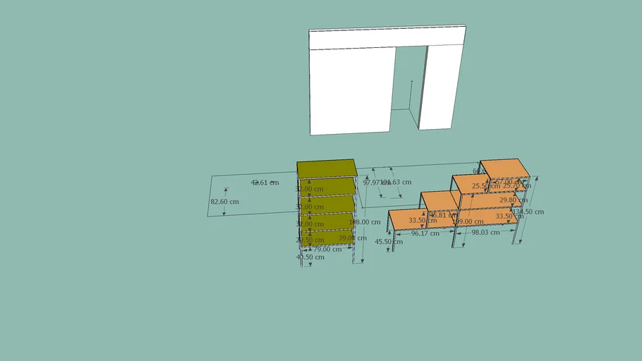stair shelves pantry