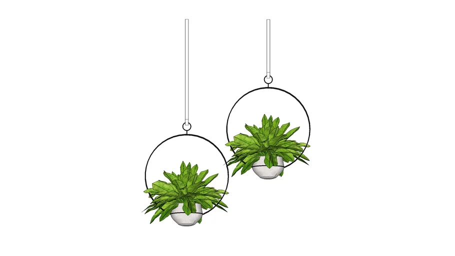 guirlanda com plantas