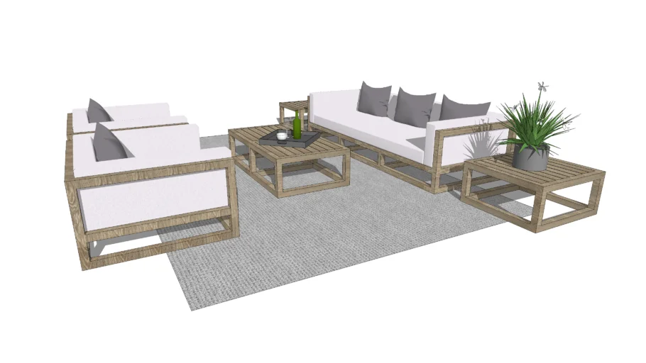 Conjunto Móveis Externos