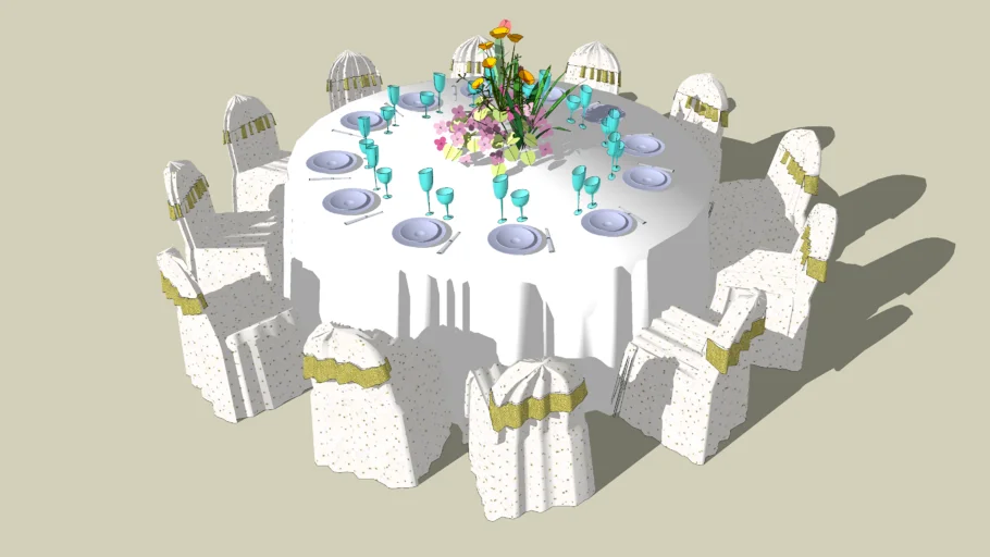 Feast table and chair