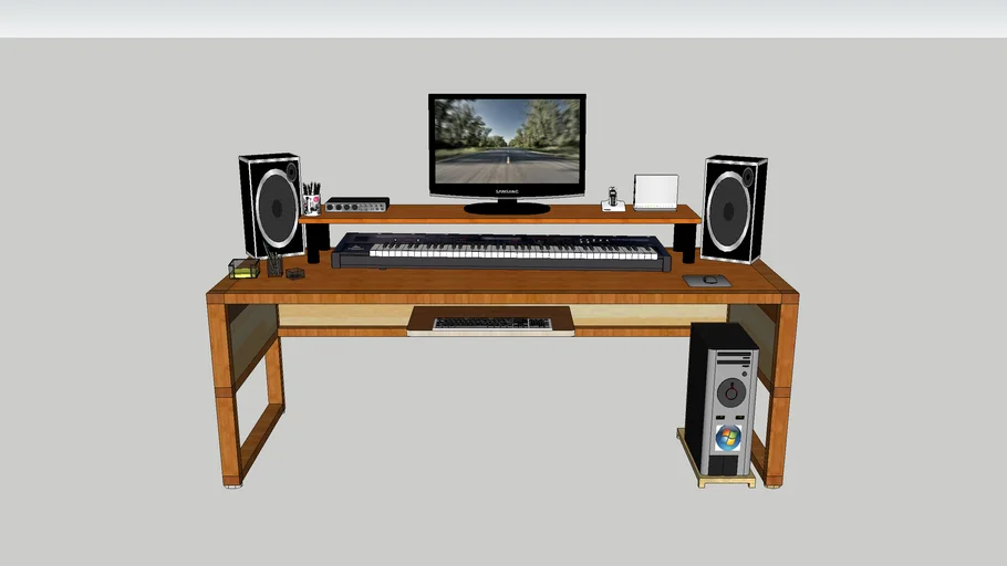 Bilgisayar Masası - Computer Desktop | 3D Warehouse