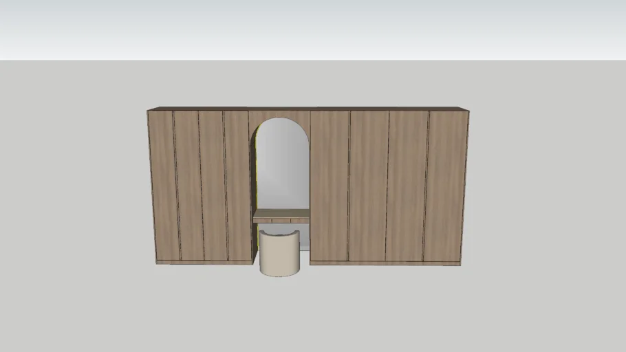 Modern Japandi Wardrobe