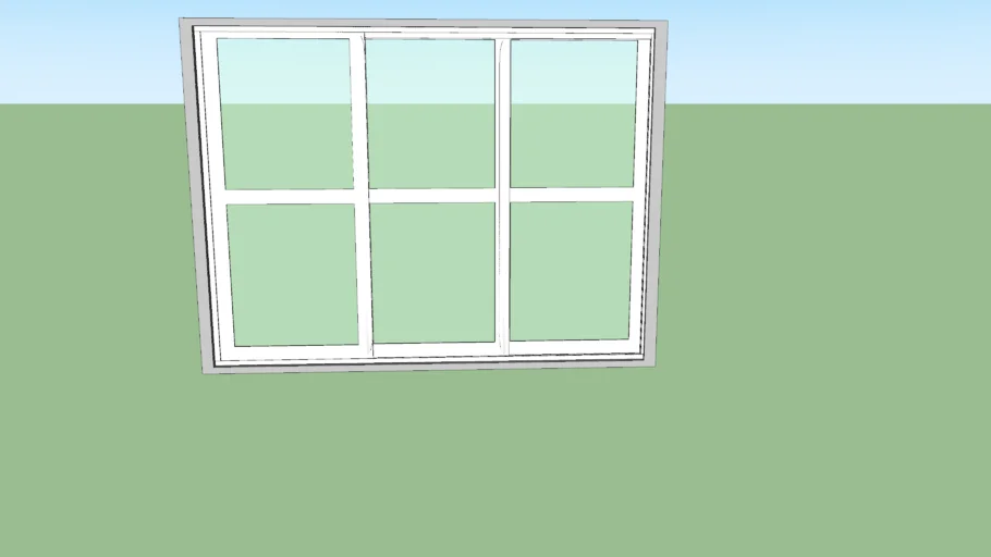 Porta de correr 3 folhas