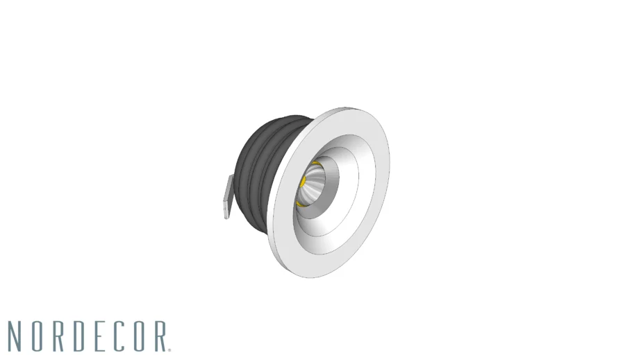 Mini Spot Led de Embutir Elysa Redondo
