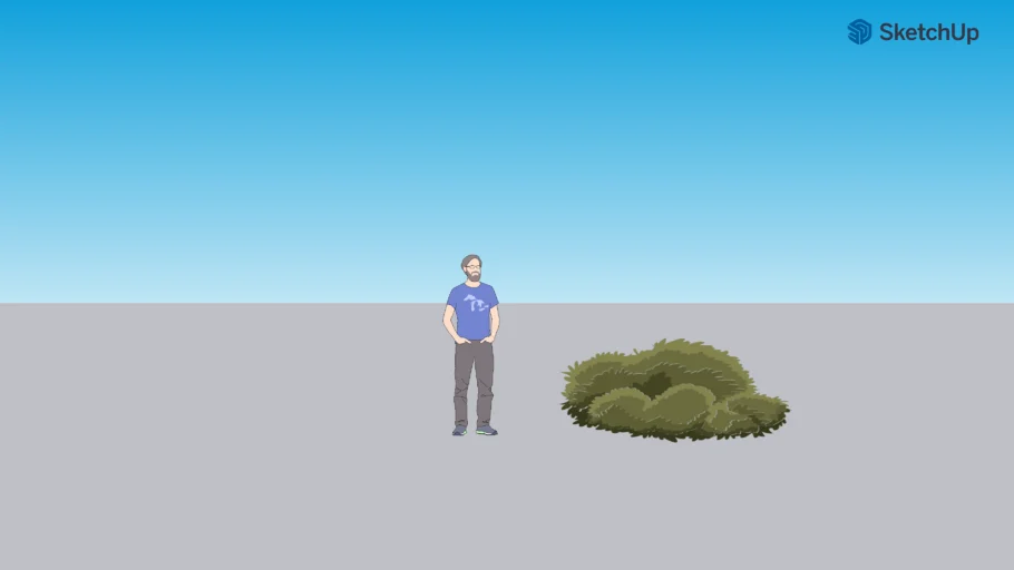 low poly bushes