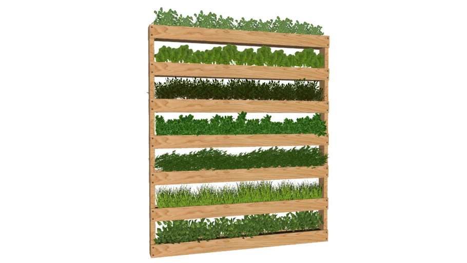 Horta com Pallets