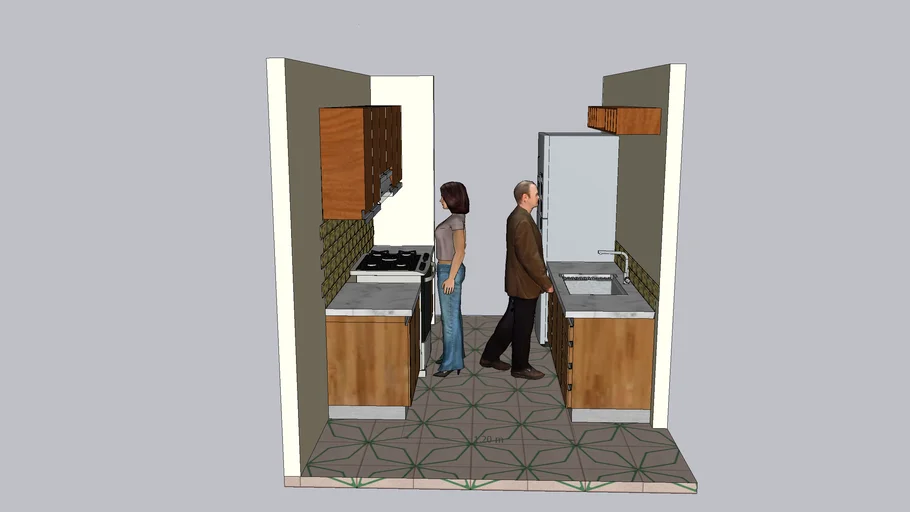Cocina paralela