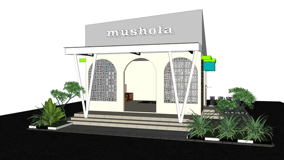 DESAIN MUSOLA 6 X 6 MINIMALIS | 3D Warehouse
