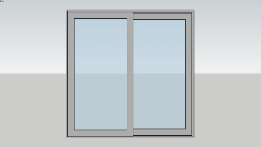TWO SHUTTER SLIDING WINDOW 1