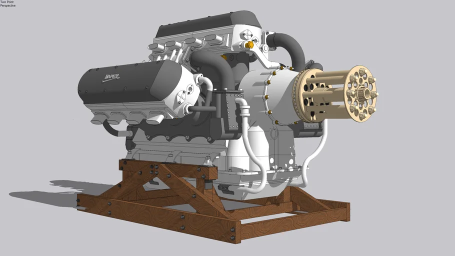 Napier Lion W12 Engine (Triple-four)