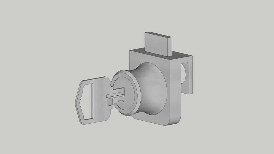 Cam dolap kilidi (cabinet lock)