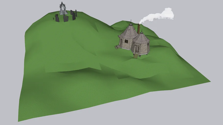 Hagrid's Hut + Stone Circle