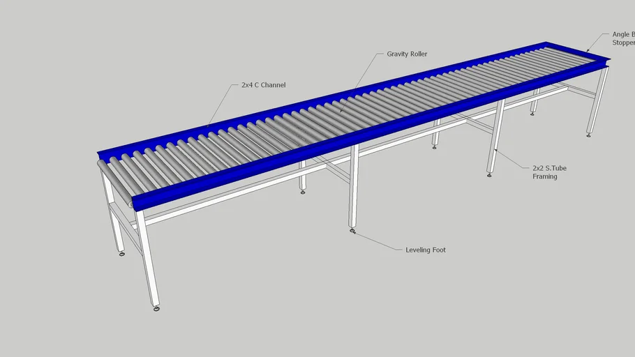 GRAVITY ROLLER CONVEYOR