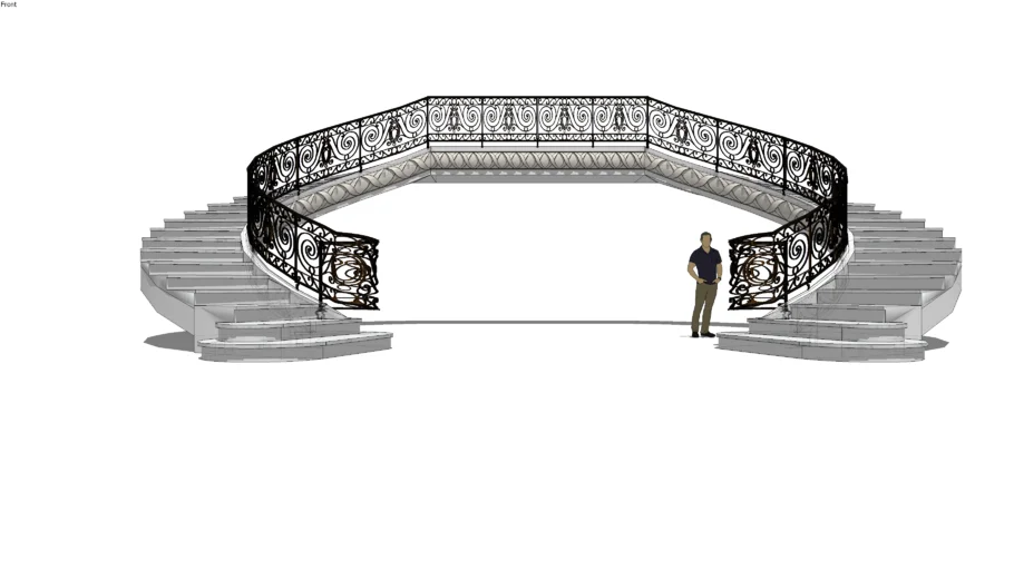KJ gone with the wind Double staircase