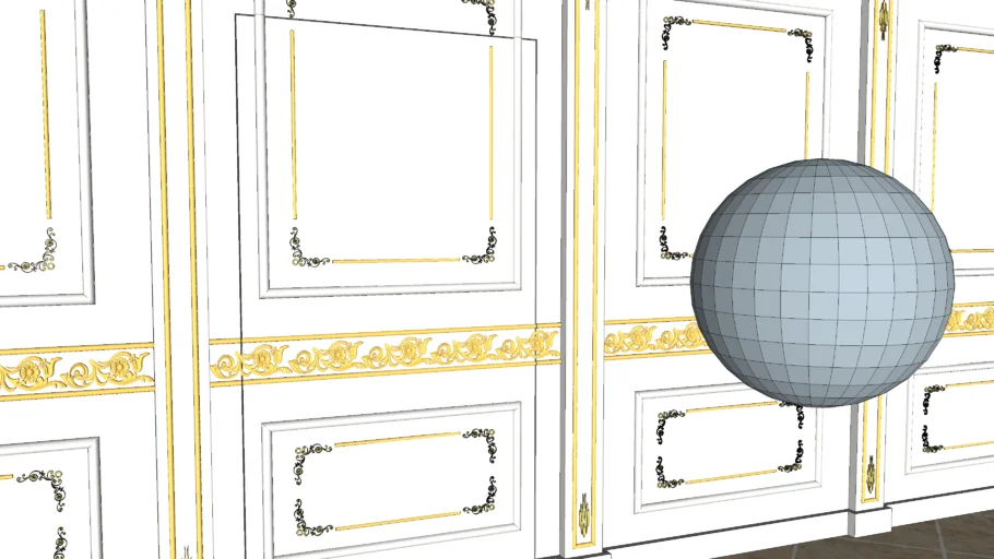 classic wall hide door 