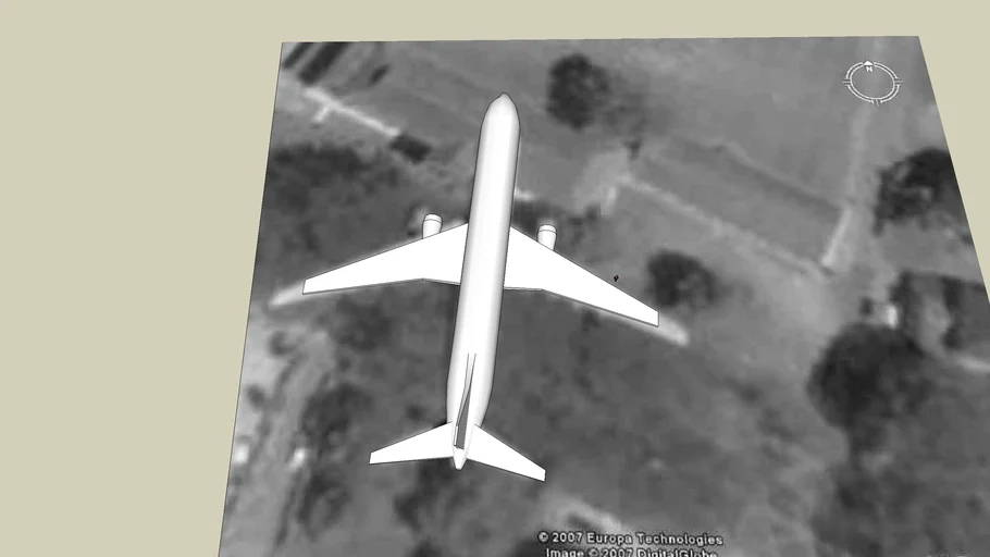Airplane random satelite picture