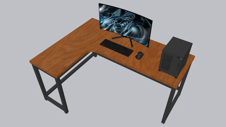 L Shape Gaming Table