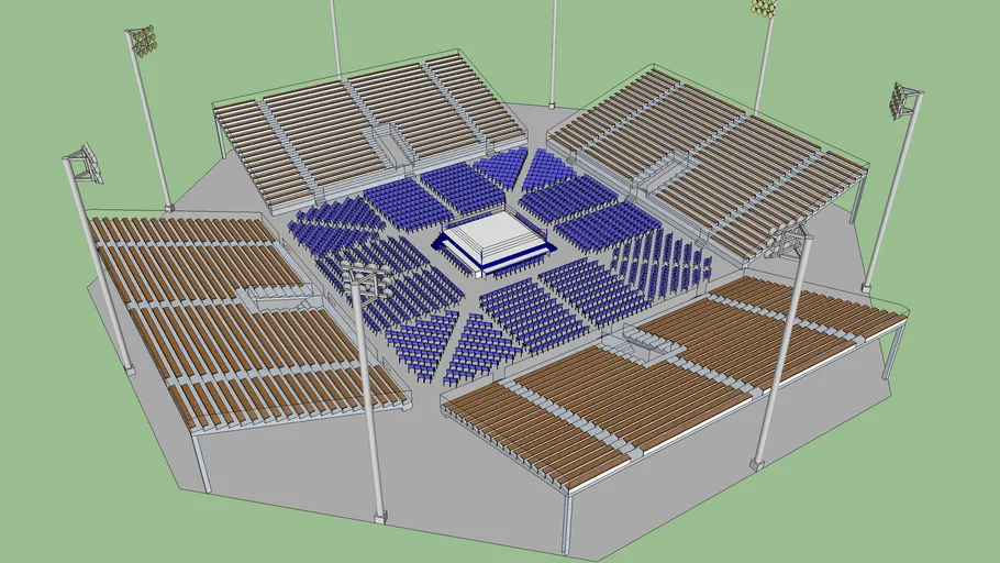outdoor boxing arena