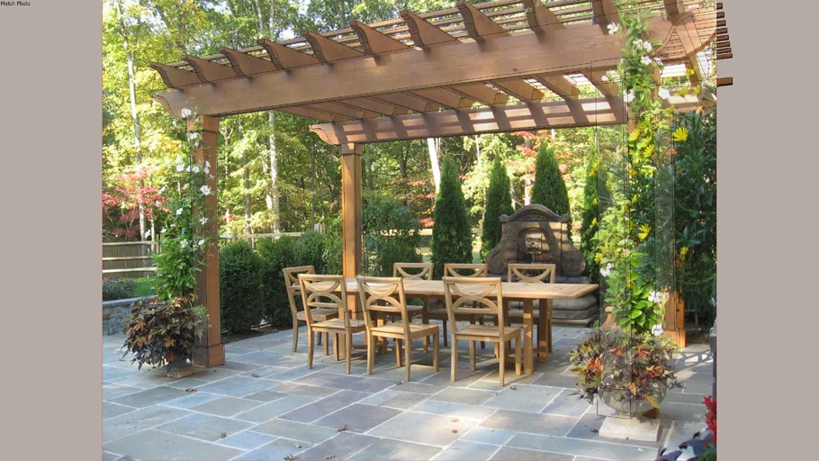 Pergola wood