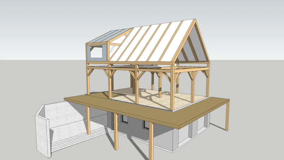 Timber Frame With Dormer