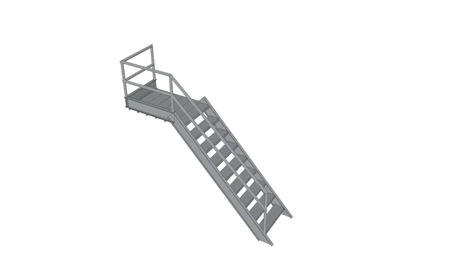 Steel stair