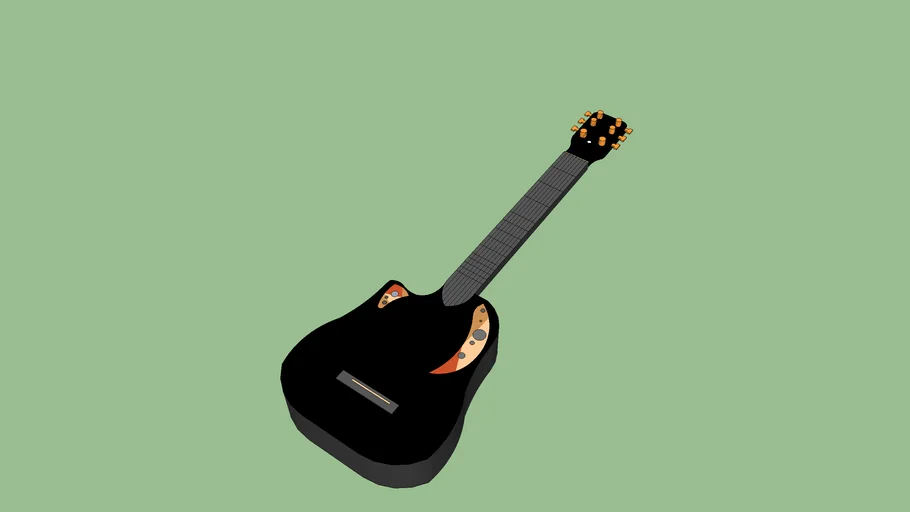 Left-Handed Ovation Guitar