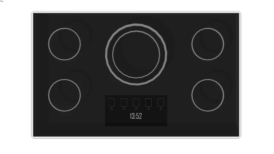 Cooktop Elétrico 5 Bocas [100 x 60 x 13]