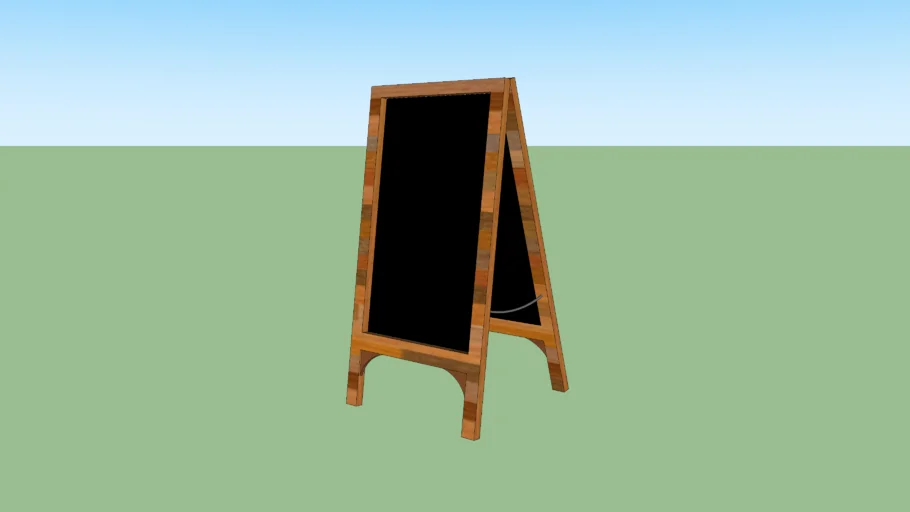 Wooden menu