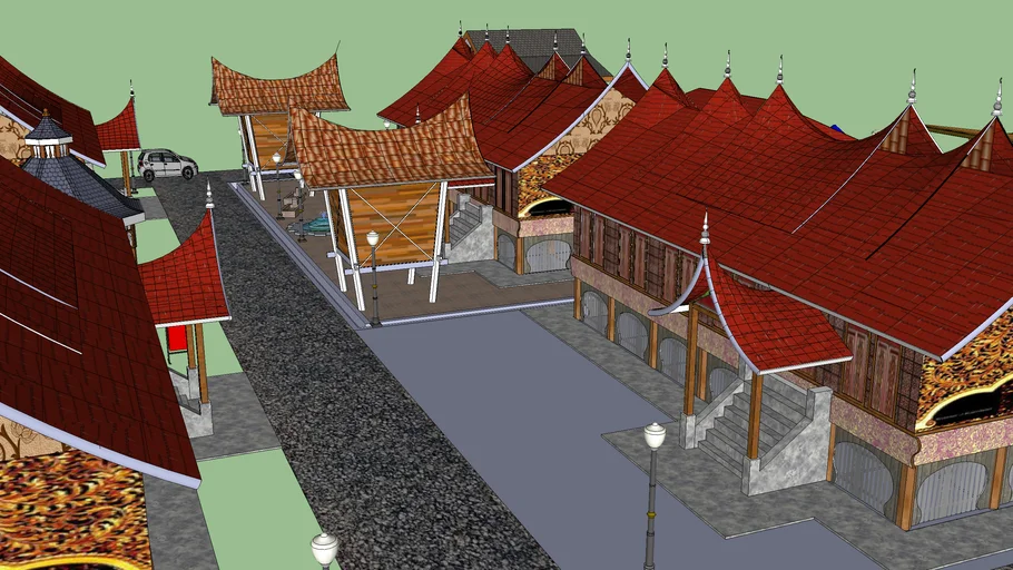 rumah gadang gonjong 6 (anam)