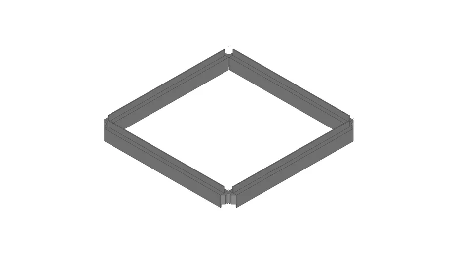 Step frame A1 500*500 A | 3D Warehouse