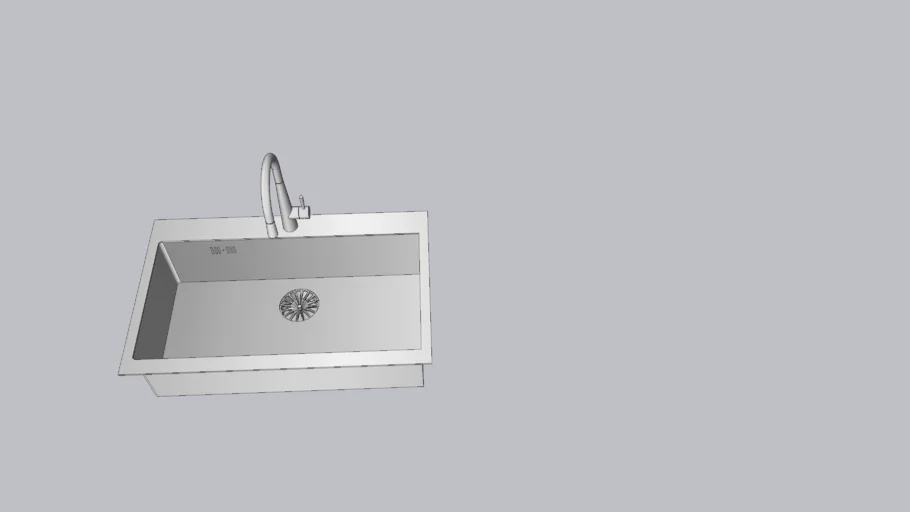 Sink Stainless Steel 680mm