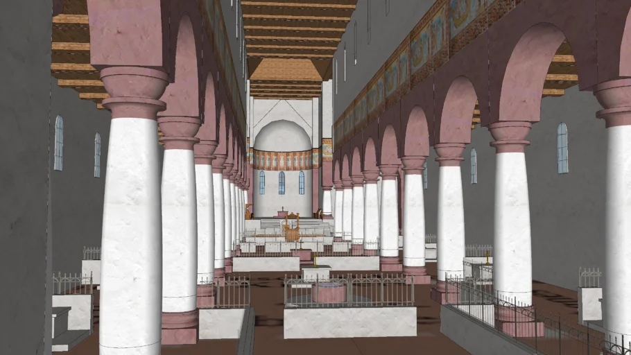 Plan of Saint Gall-with interior
