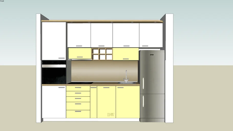 Small kitchen | 3D Warehouse