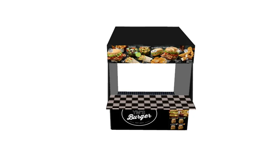 Food Kiosk Burger Stand