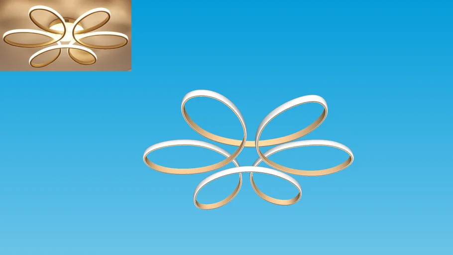 Flor  de luz LED