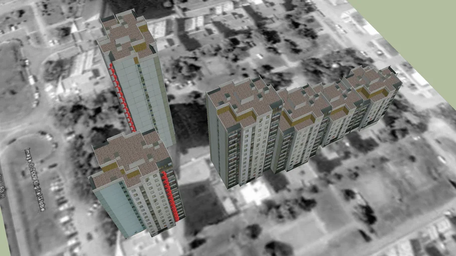 Blok 62, Dusana Vukasovica br. 63, 65, 67, 69, 71, 73, Novi Beograd