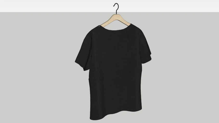 tshirt hitam polos
