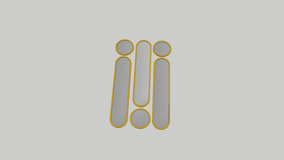 modern mirrors set