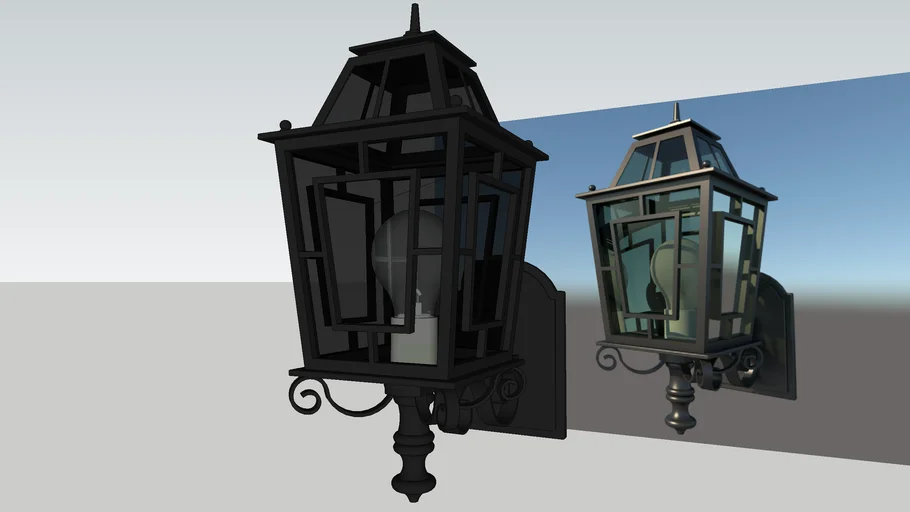 Outdoor Wall Lamp 02