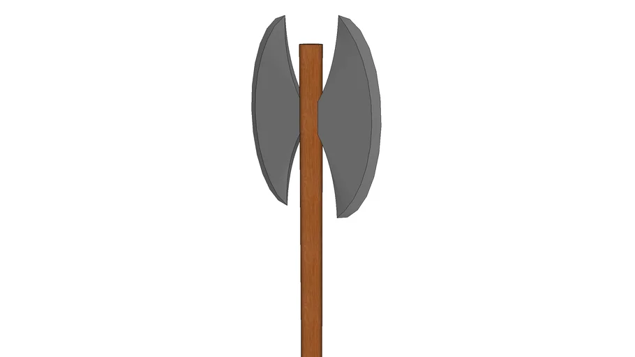 Double-Bladed Battle Axe